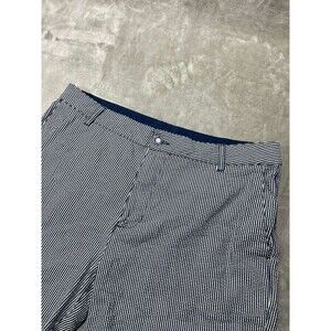 Rhone Shorts Men Size 34 Blue Stripe Seersucker Resort Casual Outdoor